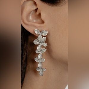 Anthropologie Shashi Pave Crystal